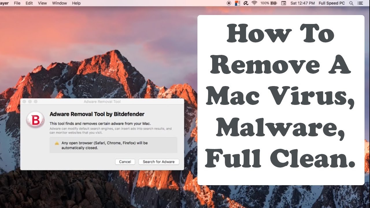 Adware removal tool for mac bitdefender